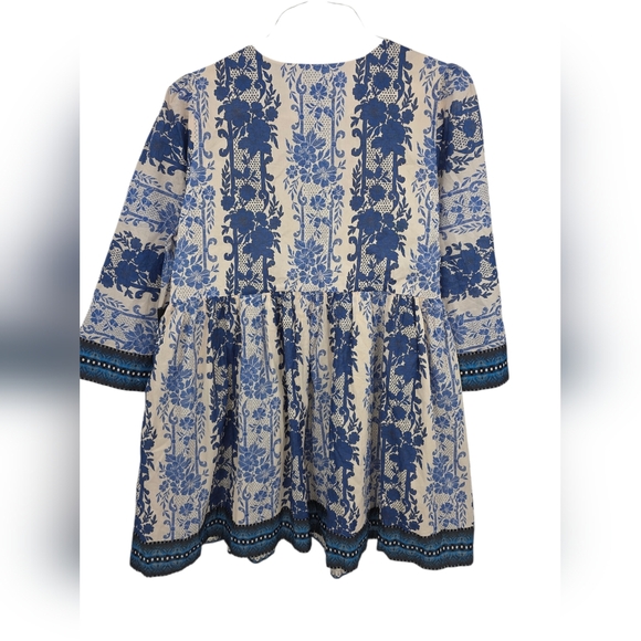 New Tuckernuck Bondi Blues Cotton Voile Izzie Dress Size XXL - Picture 8 of 9